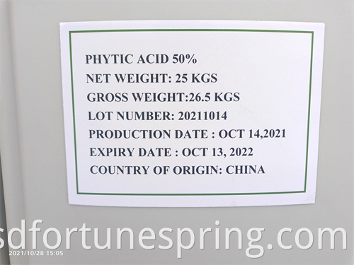 Phytic Acid Cosmetic Grade 1
